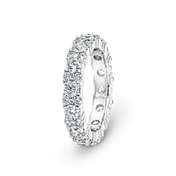 Cluster 2.0ctw Lab Grown Diamond Eternity Band (12Days) Cheap