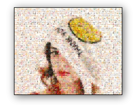 Photo Mosaic Canvas Print Online Sale