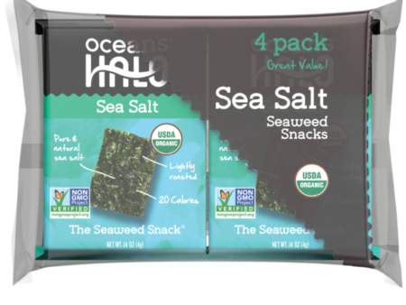 Sea Salt Seaweed Snacks, 4-Pack Online