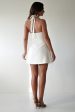 Morocco Halterneck Mini Dress | White For Sale