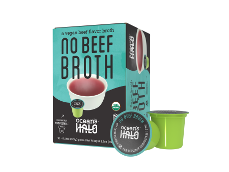 Ocean s Halo Organic and Vegan No Beef Broth Pods, 10-Pack Supply