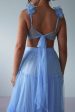 Galiena Ruffle Tulle Maxi Dress | Blue Online now