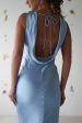 Lauryn Halter Neck Maxi Dress | Light Blue Online now