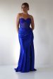 Andrina Rhinestone Strapless Gown | Royal Blue For Sale