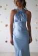 Lauryn Halter Neck Maxi Dress | Light Blue Online now