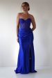 Andrina Rhinestone Strapless Gown | Royal Blue For Sale