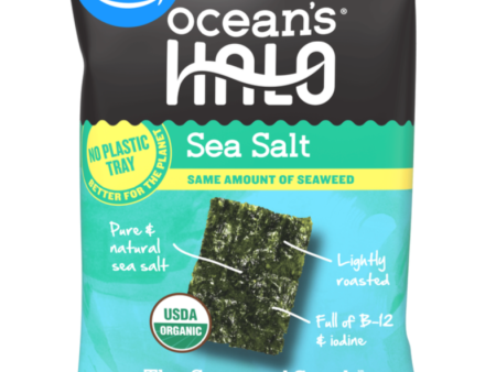 Trayless Sea Salt Seaweed Snacks - 20 count - No Plastic Tray! Online Hot Sale