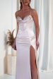 Ziah Soft Satin Gown | Champagne Online Hot Sale