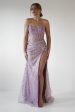 Cadenza Beaded Corset Gown | Mauve For Sale