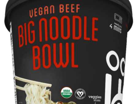 Organic and Vegan Beef Big Noodle Bowls, 2pk Fashion