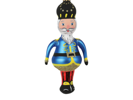 Figural Blue Nutcracker Ornament Cheap