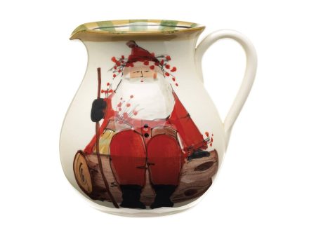 Old St. Nick Round Body Pitcher Hot on Sale