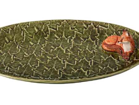 Gudrun Oval Platter with Fox Supply