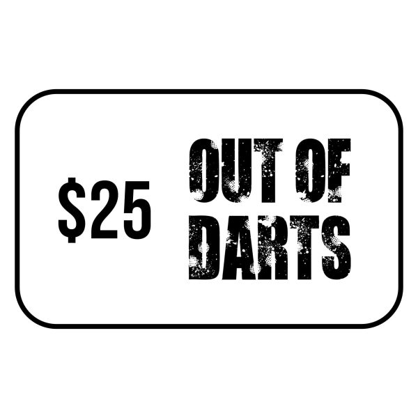 Out of Darts Gift Card For Discount