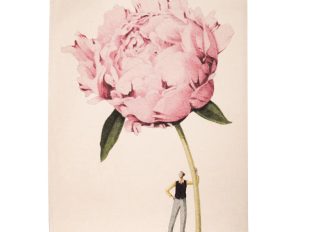 In Bloom Pink Peony Tea Towel Online