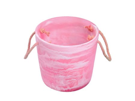 Pink Swirl Ice Bucket Discount