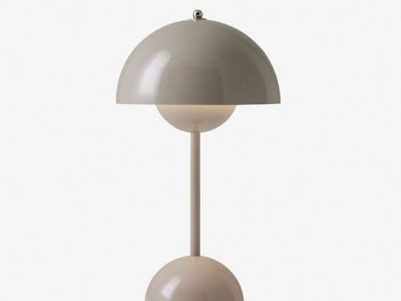 Flowerpot Portable Table Lamp Grey Beige Hot on Sale