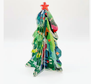 Dark Green 3-D Adorned Christmas Tree Online