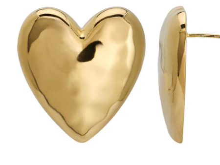 Big Puffy Heart Earrings Supply