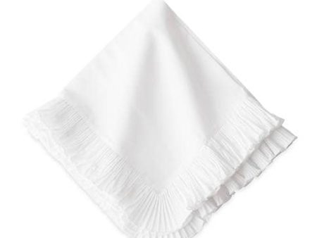 Mademoiselle Napkin White Online Hot Sale