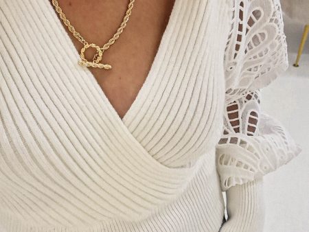 Poppie Lace Detail Jumper | White Fashion