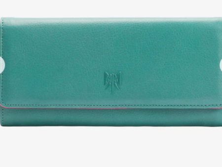 Accordion Clutch Wallet-French Blue & Geranium Online