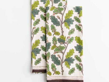 Maple & Acorn Tea Towels-Set of 2 Sale