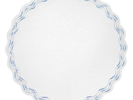 Belgravia Blue Mats-Set of 4 For Sale