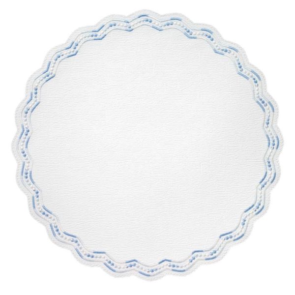 Belgravia Blue Mats-Set of 4 For Sale