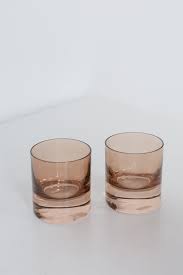 Amber Smoke Double Old Fashioned Set of 2 Online Hot Sale