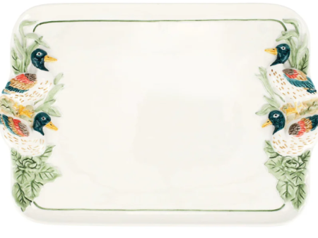 Wildlife Mallard Rectangular Platter Online Sale