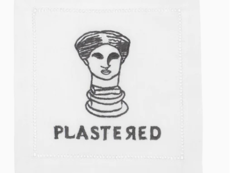 Plastered Cocktail Napkins For Sale