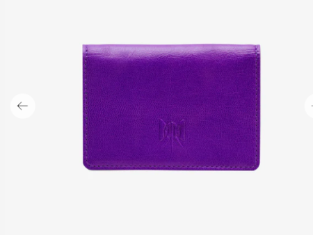 Business Card Case-Purple & Grass Green Discount