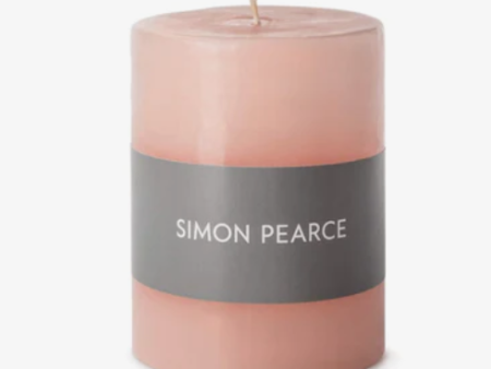 Pillar Candle, 3″ X 4″ — Barely Blush on Sale