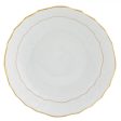 Golden Edge Scalloped Dinner Bowl on Sale