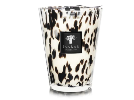 Pearls Black Candle- Max 24 Hot on Sale