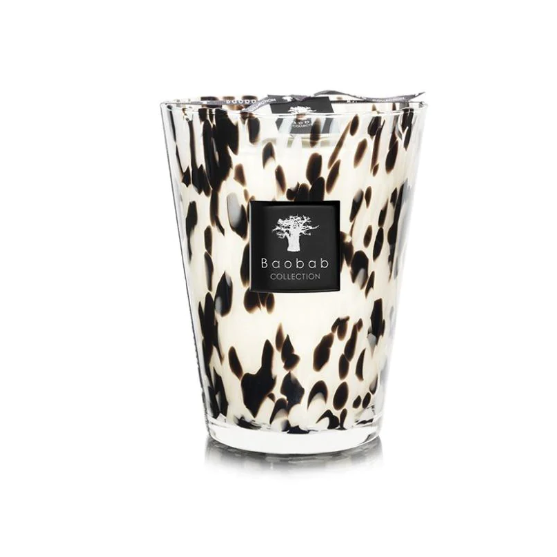 Pearls Black Candle- Max 24 Hot on Sale