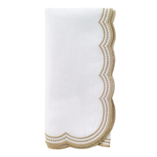 Belgravia Champagne Napkins-Set of 4 Cheap