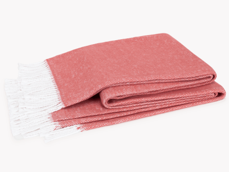 Pezzo Throw 50 x 70 - Deep Coral For Discount