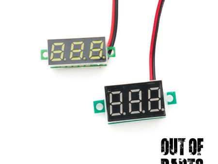 Voltage Meter LED 5 colors - 2 sizes For Discount