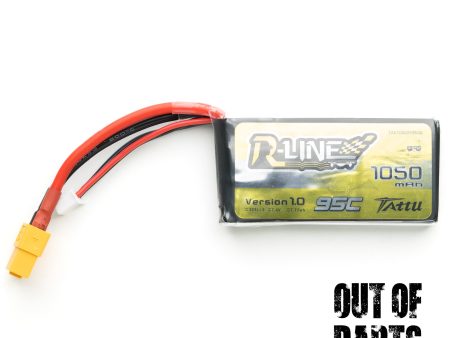 Tattu R-line 1050mAh 2S 95C LiPo (XT60) Online