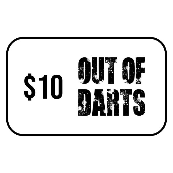 Out of Darts Gift Card For Discount