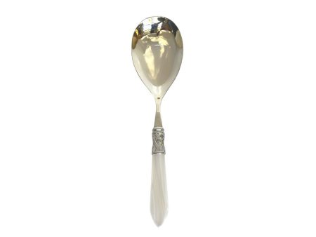 Aladdin Brilliant White Serving Spoon Online Sale