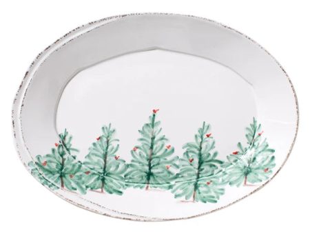 Lastra Holiday Small Oval Platter For Cheap