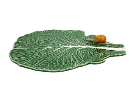 Cabbage Leaf With Snail Platter Online Hot Sale