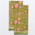 Cactus Flower Fern & Flamingo Tea Towels Set of 2 Online now