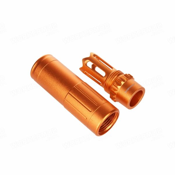 Worker Ghost Style Muzzle Flash Hider w  Supressor For Discount