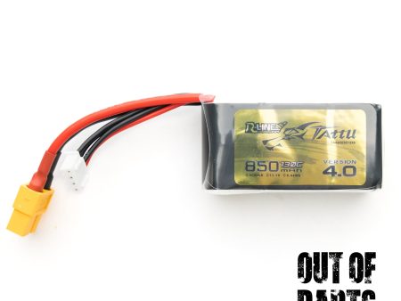 Tattu R-line 850mAh 3S 130C LiPo (XT60) Online now