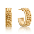 Berry Vine Small Hoop Earrings - Gold Online now