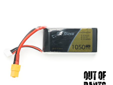 Tattu Micro 1050mAh 3S 75C LiPo (XT60) Online Hot Sale